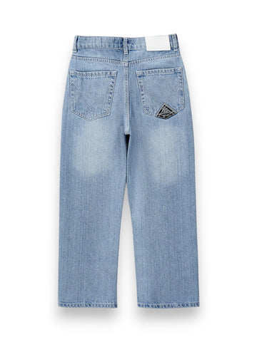 Roy Rogers Pantalone Denim Lungo Wash Stone Bleach - Jeans Bambino - Denim