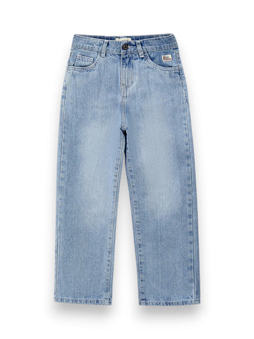 Roy Rogers Pantalone Denim Lungo Wash Stone Bleach - Jeans Bambino - Denim