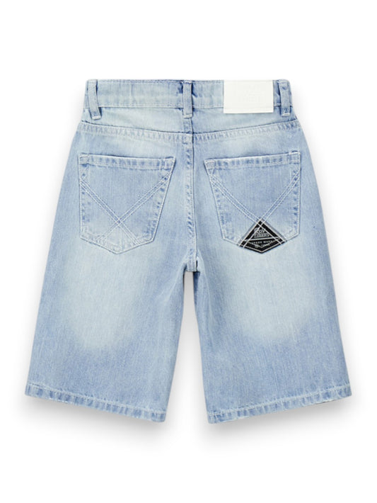 Roy Rogers Pantalone Denim Corto Wash Santa Cruz - Jeans Bambino - Denim