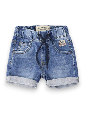 Roy Rogers Pantalone Denim Corto Wash Flash - Shorts Bambino - Denim
