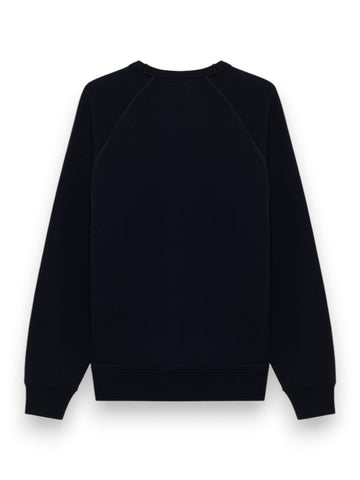Roy Rogers Crew Og Workwear Sweater Feed The Machine Washed - Maglieria Uomo - Blu