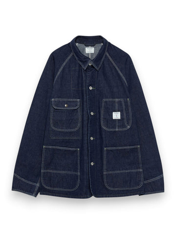 Roy Rogers Chore Jacket Workwear Denim Rinse - Capospalla Uomo - Denim