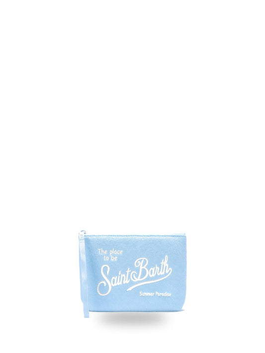 Saint Barth Aline Sponge Terry Embossed - Borse Donna - Celeste