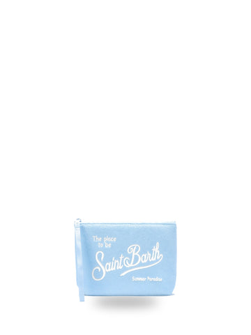 Saint Barth Aline Sponge Terry Embossed - Borse Donna - Celeste