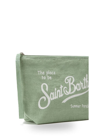 Saint Barth Aline Linen - Borse Donna - Verde