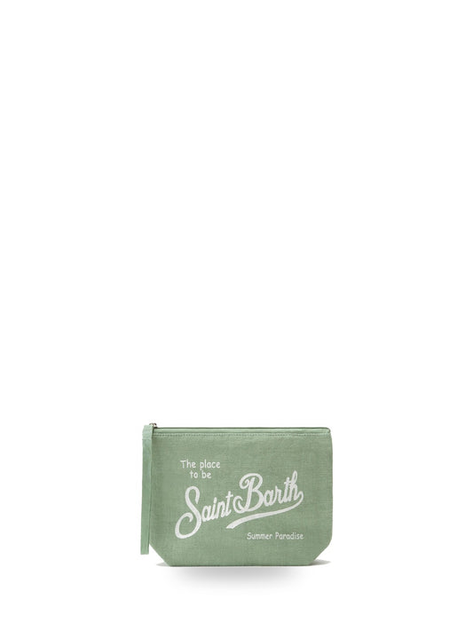 Saint Barth Aline Linen - Borse Donna - Verde