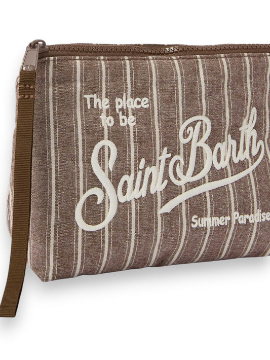 Pochette Donna - Panna/marrone