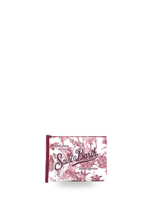 Saint Barth Aline Hello Kitty Sb Lover Sangallo 20 - Borse Donna - Bordeaux/Bianco