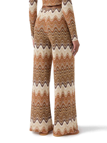Saint Barth Amalia Rachel Sea Wave 18 - Pantaloni Donna - Multicolore