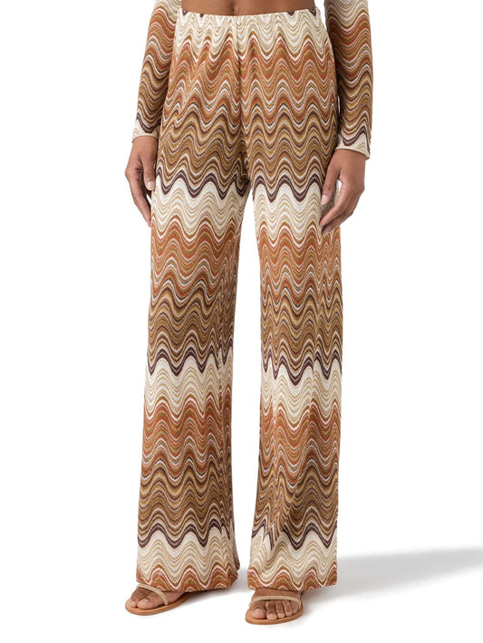 Saint Barth Amalia Rachel Sea Wave 18 - Pantaloni Donna - Multicolore