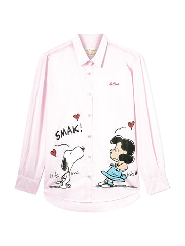 Saint Barth Brigitte Embry Cotton Snoopy - Camicie Donna - Rosa