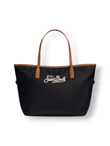 Saint Barth City Bag Nylon 0018 Emb - Borse Donna - Nero