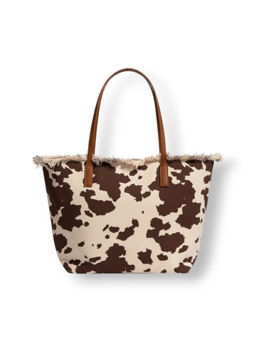 Saint Barth City Bag Mid Fringe Hb Stripes 61 Emb - Borsa Donna - Multicolore