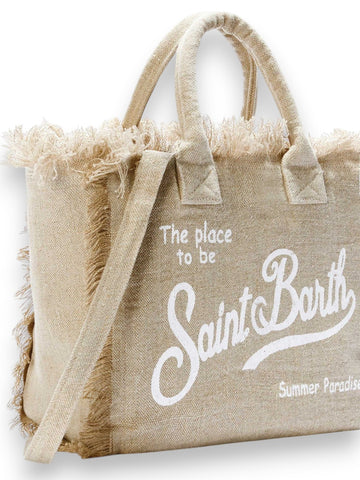 Saint Barth Colette Linen - Borse Donna - Tortora