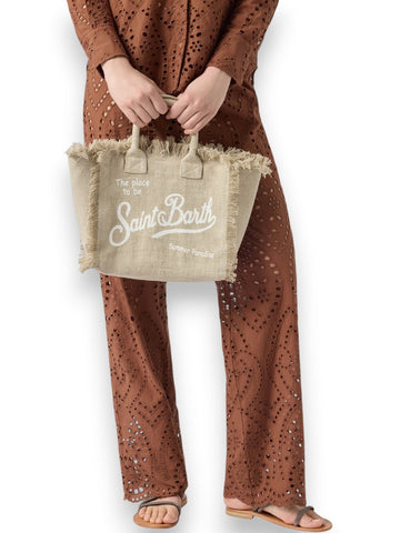 Saint Barth Colette Linen - Borse Donna - Tortora