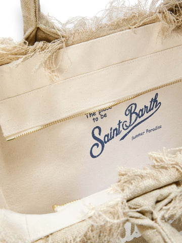 Saint Barth Colette Linen - Borse Donna - Tortora