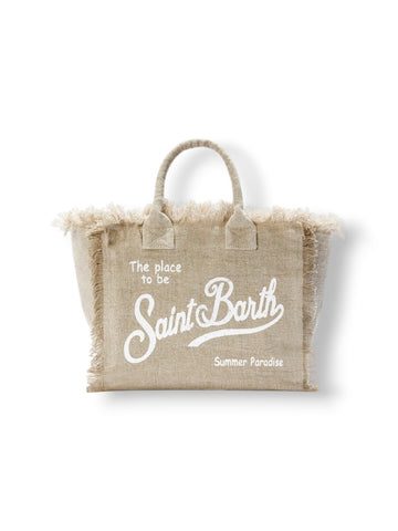 Saint Barth Colette Linen - Borse Donna - Tortora