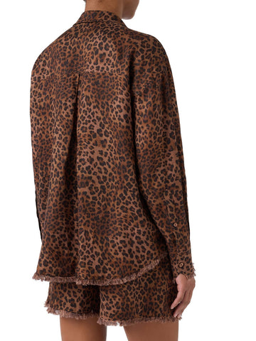 Saint Barth Cristal Cotton Voile Hindi - Camicie Donna - Leopardato