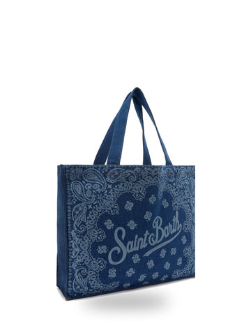 Saint Barth Essential Bag N Denim Bandanna - Borse Donna - Multicolore