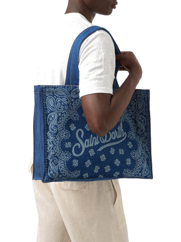 Saint Barth Essential Bag N Denim Bandanna - Borse Donna - Multicolore