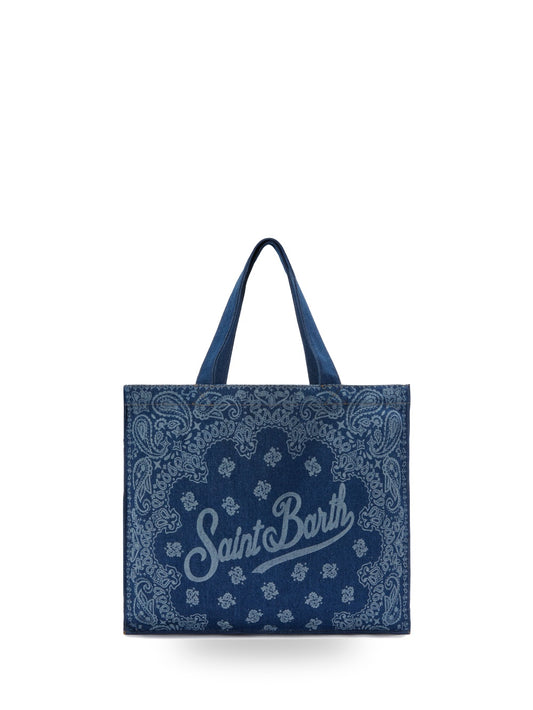 Saint Barth Essential Bag N Denim Bandanna - Borse Donna - Multicolore