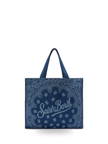 Saint Barth Essential Bag N Denim Bandanna - Borse Donna - Multicolore