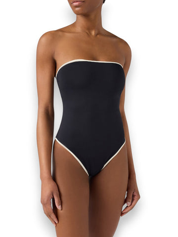 Saint Barth Khyra String - Costume Donna - Nero