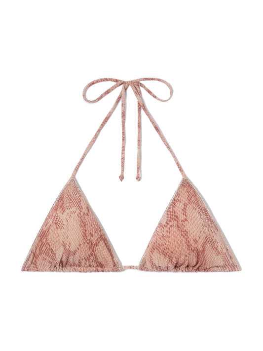 Saint Barth Leah Overlock Lurex Snake Skin 20 - Costumi Donna - Multicolore