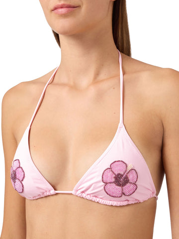 Saint Barth Maleah Denim 61 - Costumi Donna - Rosa