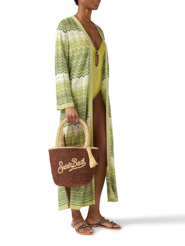 Saint Barth Marcy Raffia Emb - Borse Donna - Marrone
