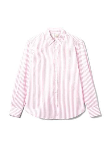 Saint Barth Meredith Cotton Strass - Camicia Donna - Rosa/Bianco