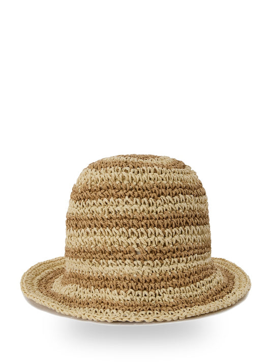 Saint Barth Polly W Straw Stripes Emb - Cappello Donna - Rafia