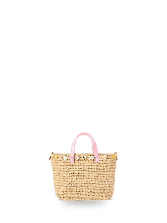 Saint Barth Raffia City Mini - Borse Donna - Naturale