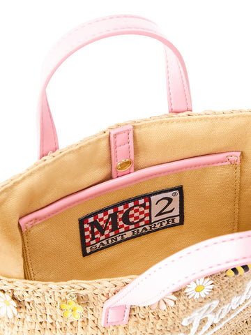 Saint Barth Raffia City Mini - Borse Donna - Naturale