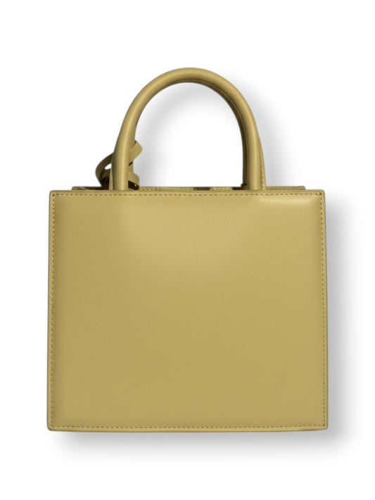 Saint Barth Shop Bag Mini Straw Leather - Borse Donna - Giallo