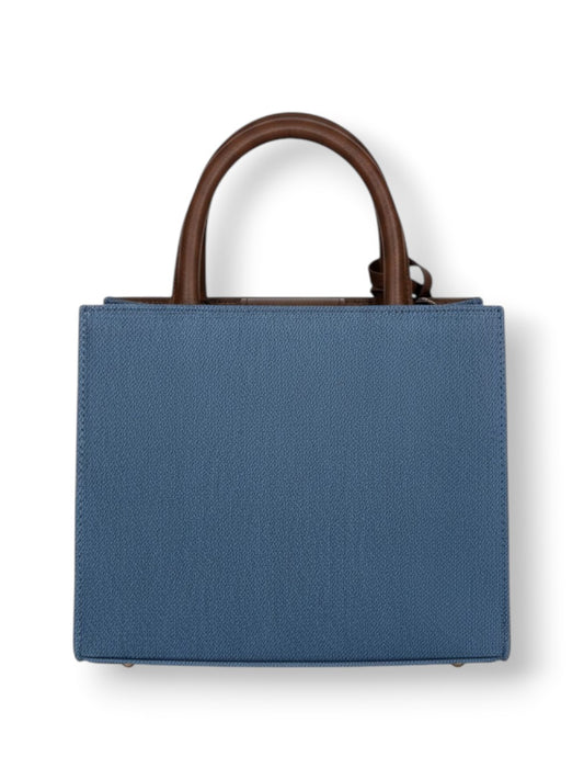 Saint Barth Shop Bag Mini Straw Leather - Borse Donna - Denim