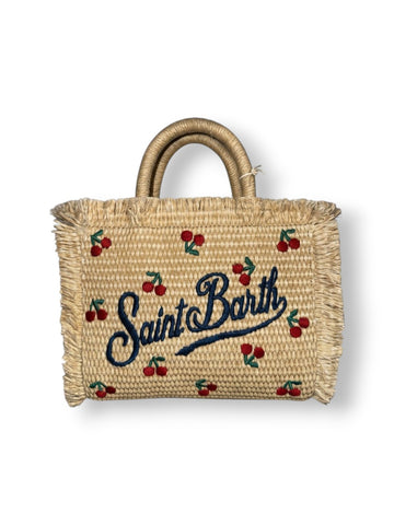 Saint Barth Vanity Mini Straw N Strass 18 Emb - Borse Donna - Rafia