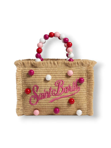 Saint Barth Vanity Mini Straw N Strass 18 Emb - Borse Donna - Rafia