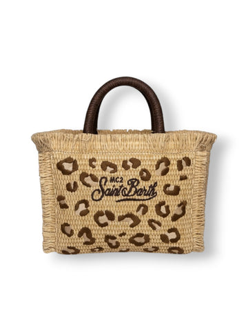 Saint Barth Vanity Mini Straw N Strass 18 Emb - Borsa Donna - Rafia