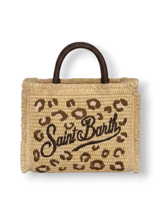 Saint Barth Vanity Mini Straw N Strass 18 Emb - Borsa Donna - Rafia