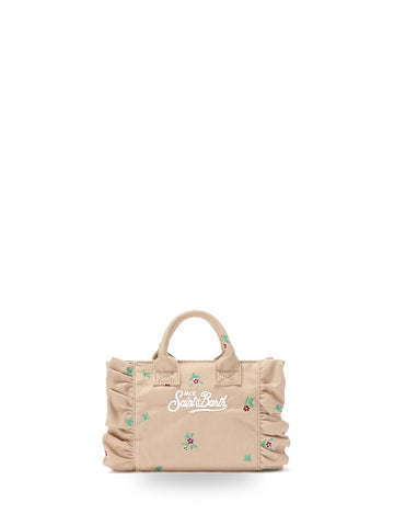 Saint Barth Vanity Mini Volant - Borse Donna - Beige