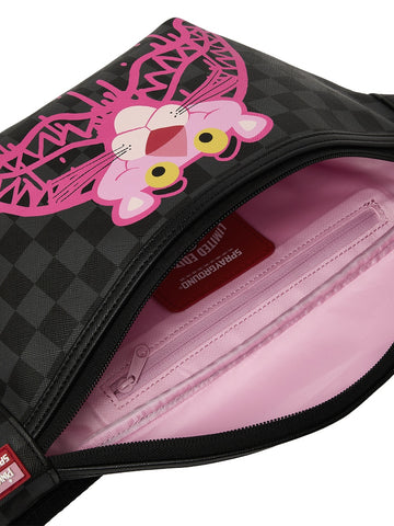 Sprayground Pink Panther Drippy Diamonds Savvy Crossbody - Borse Unisex - Multicolore