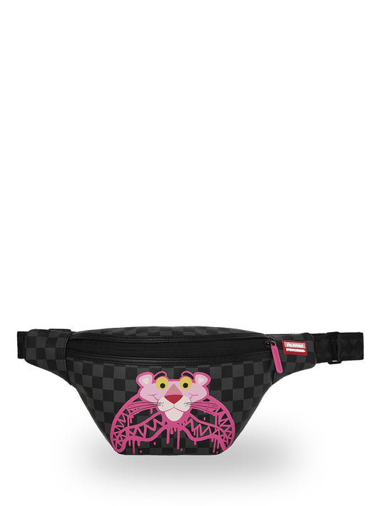 Sprayground Pink Panther Drippy Diamonds Savvy Crossbody - Borse Unisex - Multicolore
