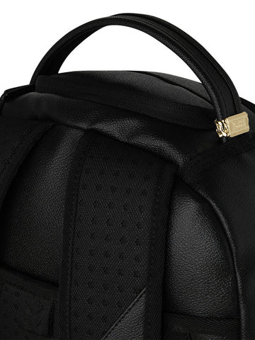 Sprayground Gold Drip Logo Dlxsv Backpack - Zaini Unisex - Nero/Oro
