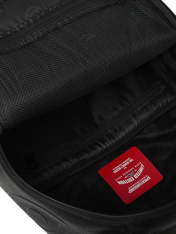 Sprayground Gold Drip Logo Dlxsv Backpack - Zaini Unisex - Nero/Oro