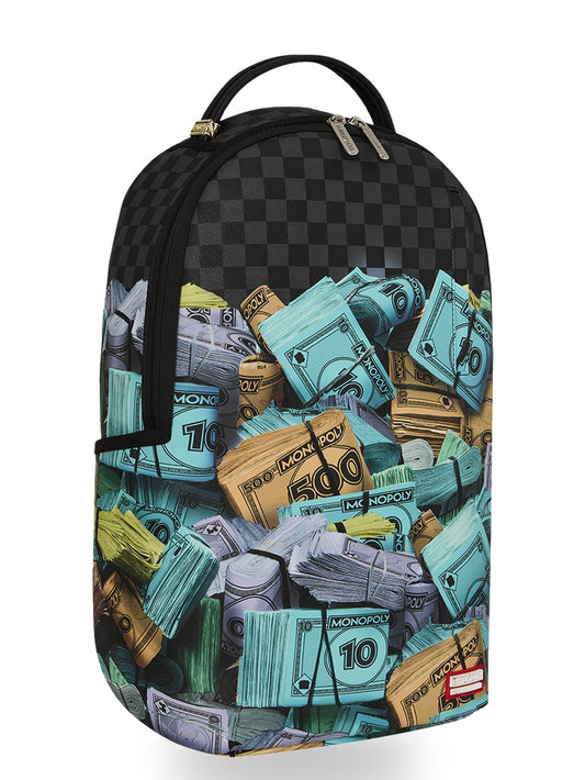 Sprayground Monopoly Money Stacks Dlxsv Backpack - Zaini Unisex - Multicolore