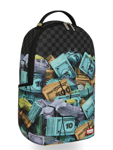 Sprayground Monopoly Money Stacks Dlxsv Backpack - Zaini Unisex - Multicolore