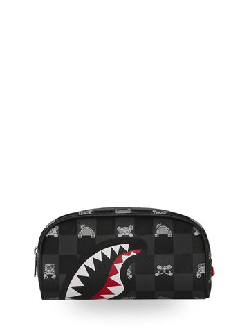Sprayground Gray Peeking Character Check - Borse Unisex - Nero