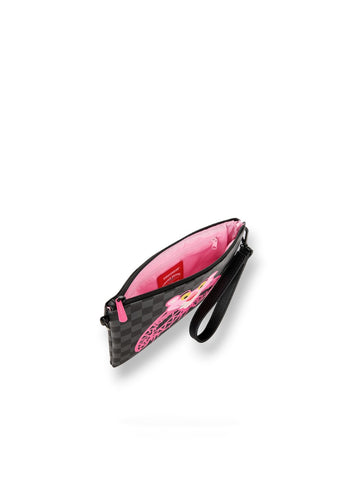 Sprayground Pink Panther Drippy Diamonds Crossbody Pouchette - Borse Unisex - Multicolore