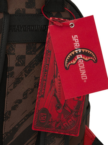 Sprayground Smeared Grunge - Zaini Unisex - Marrone